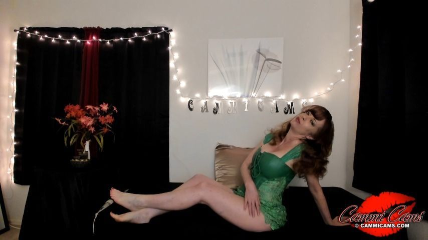 CammiCams Video Green Corset