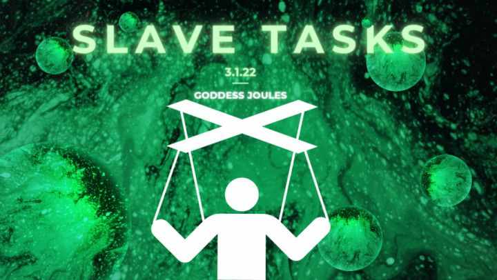 Slave Tasks March 2022 Audio