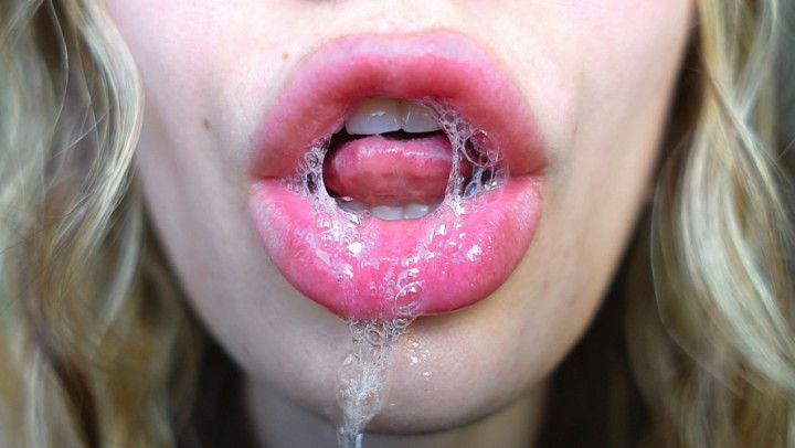 Drool dripping from my tongue 3