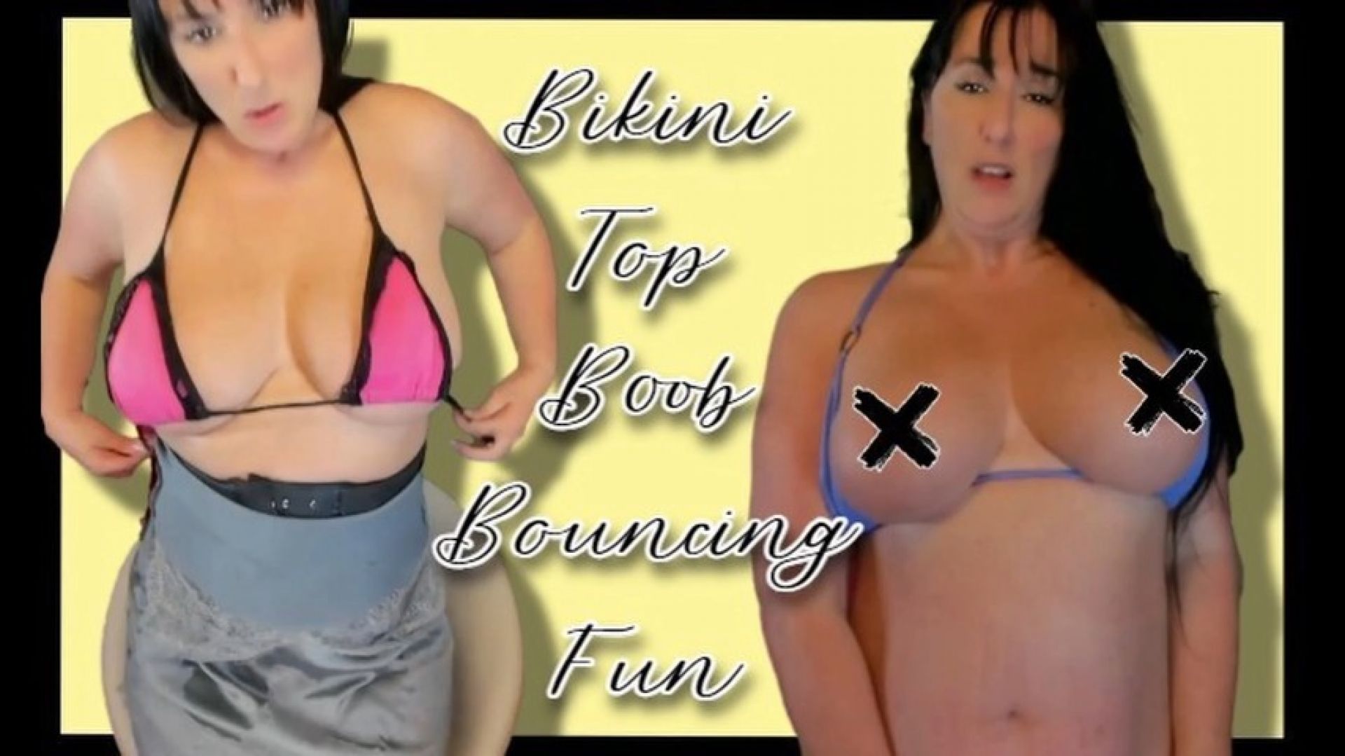 Bikini Top Boob Bouncing Fun