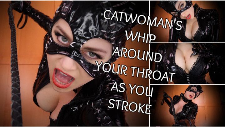 CATWOMAN'S WHIP AROUND NECK JOI