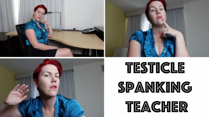 Testicle Spanking Teacher