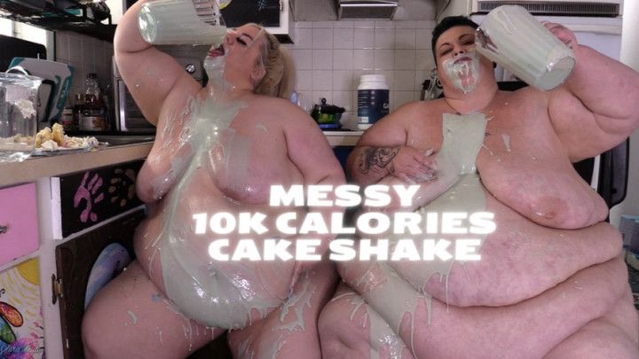 Messy 10k Calories Cake Shake Reenaye Starr &amp; Olivia Jaide