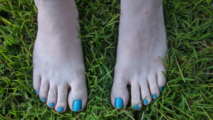 Feet in the Grass