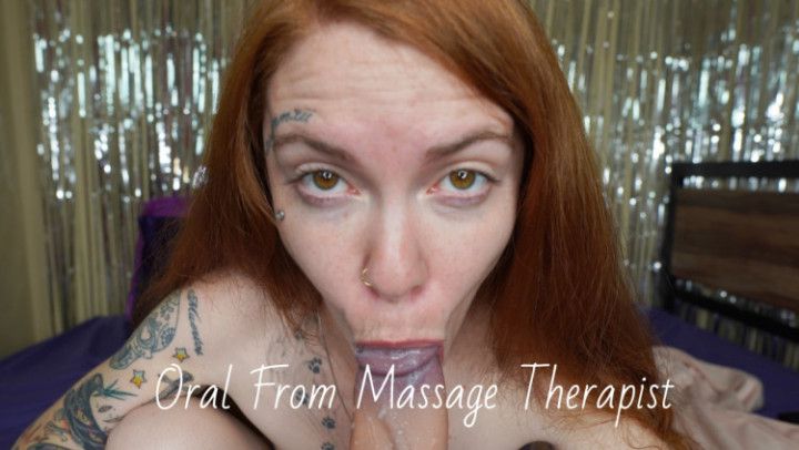 Oral From Massage Therapist