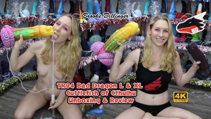 tr94 Bad Dragon Cuttlefish of Cthulhu Dildo Unboxing&amp;Review