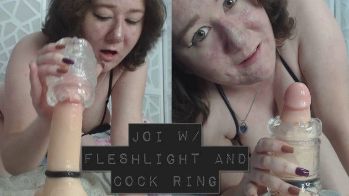 JOI With Fleshlight and Cock Ring