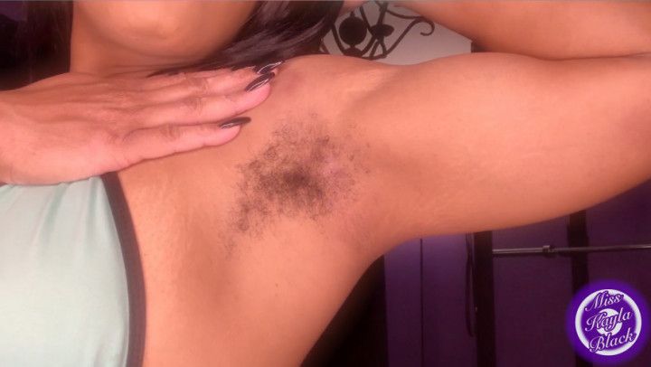 POV Hairy Ebony Armpit Worship