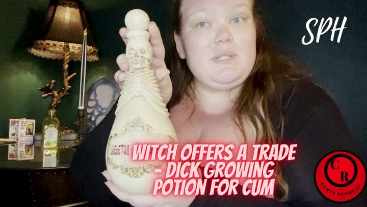 Witch Offers A Trade - Dick Growing Potion For Cum