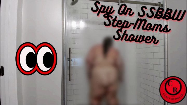 Spy On SSBBW Step-Moms Shower