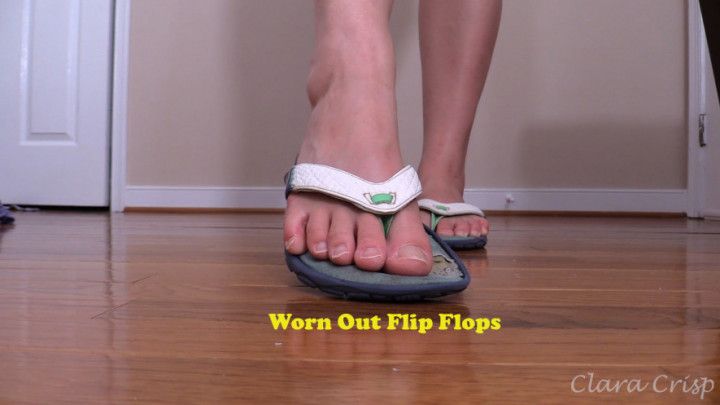 Trying On Worn Out Flip Flops SD