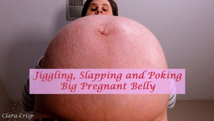 Jiggling Slapping Poking Pregnant Belly