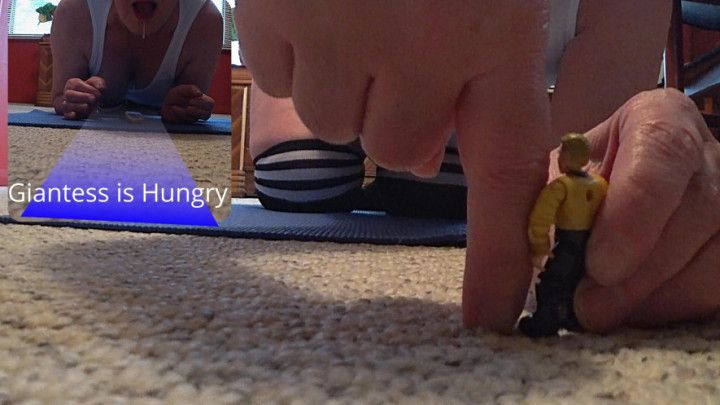 Giantess is Hungry