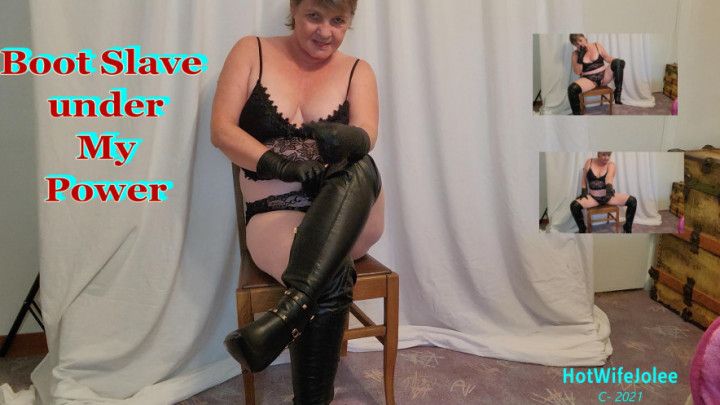 Boot Slave under Goddess Power