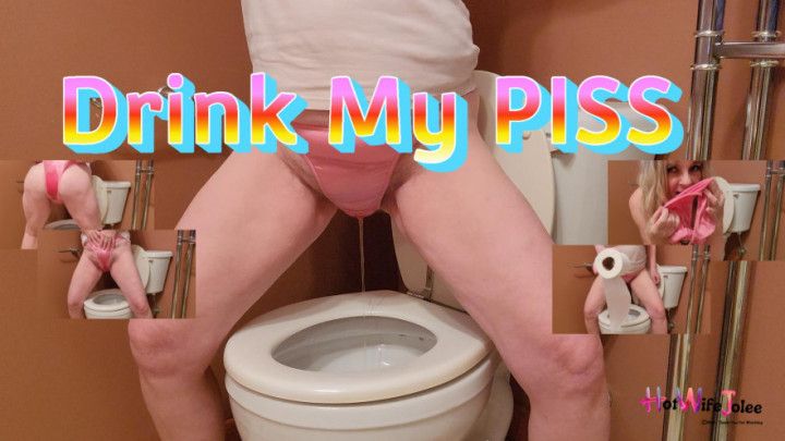 My piss streaming  in satin pantie