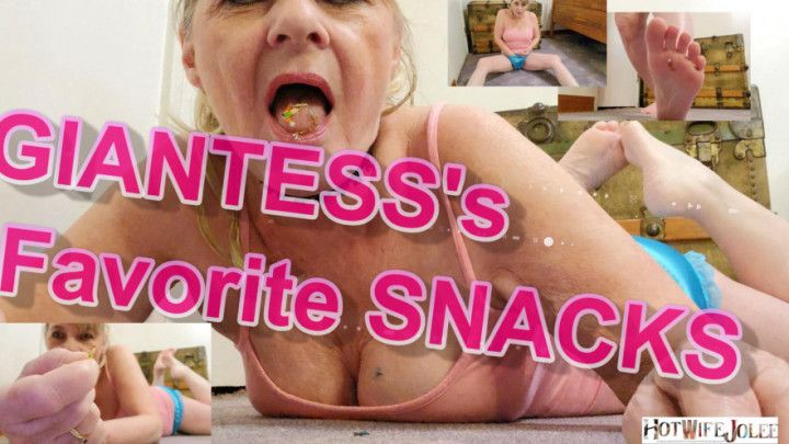 Giantess Eats Favorite Snack Vore Fetish