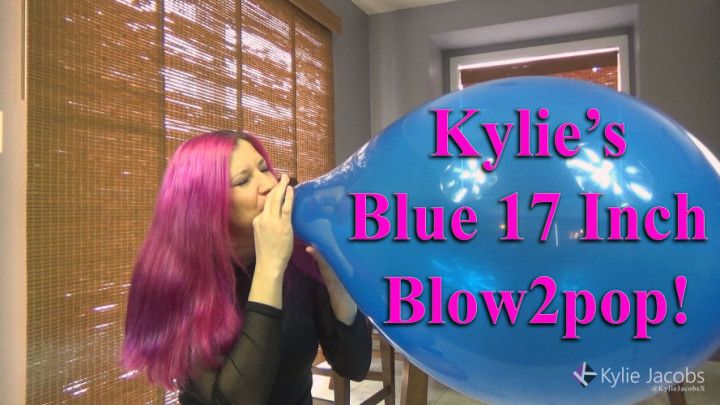 Kylie's Blue 17 Inch Blow2Pop