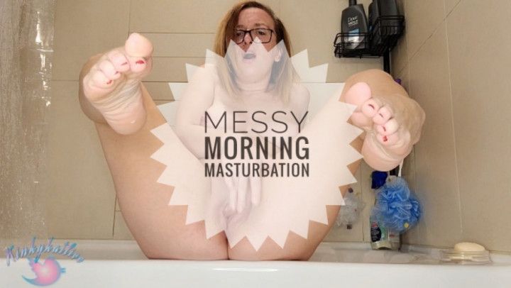 Messy Morning Masturbation