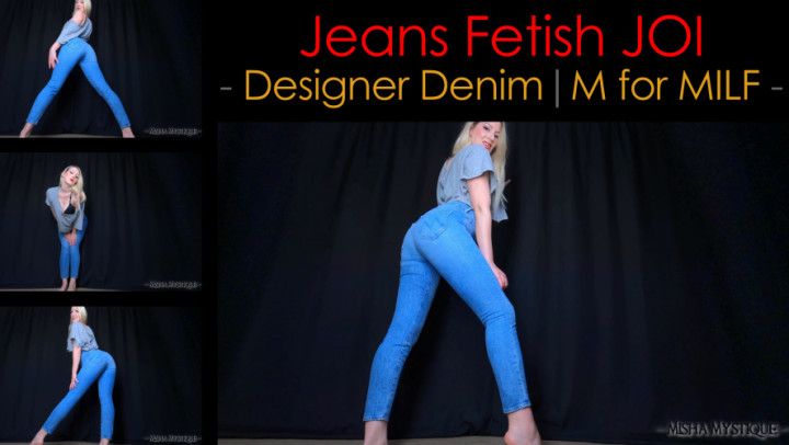 Jeans Fetish JOI Designer Denim M for