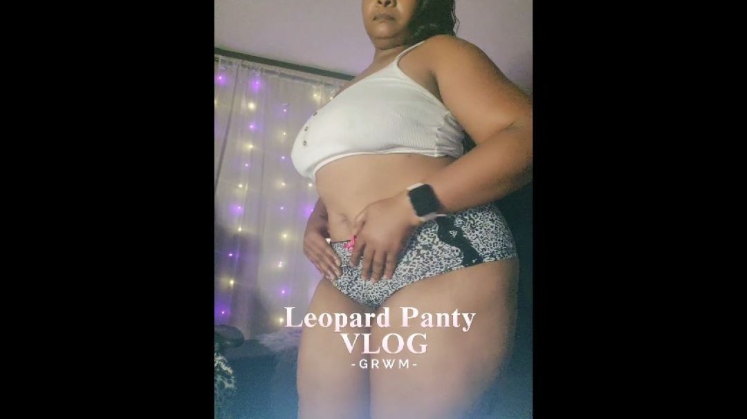 Leopard Panty VLOG - GRWM