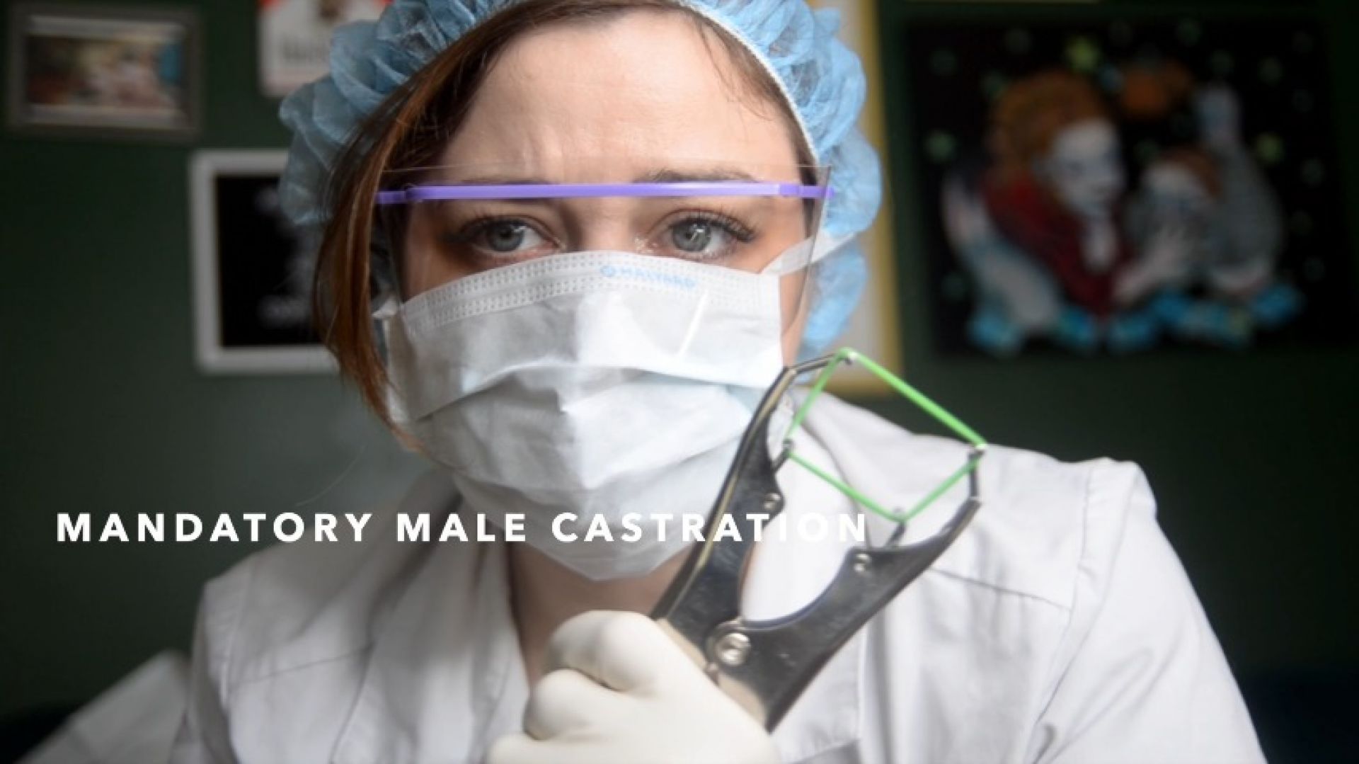 Mandatory Male Castration! Sadistic Nurse Removes Your Balls