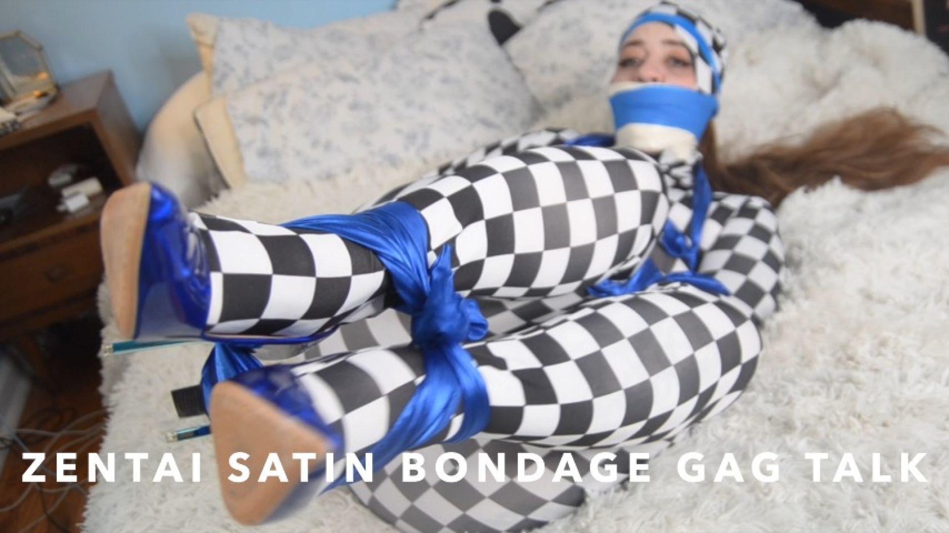 Zentai, Satin Fetish and Gag Talk