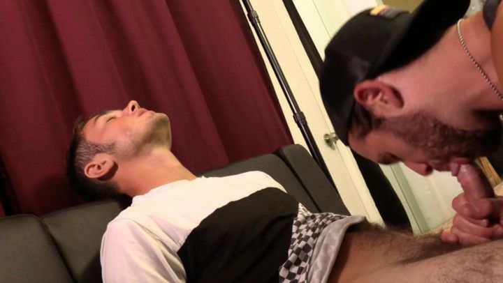 Landon Gives Anderson Gay BJ &amp; RimJob