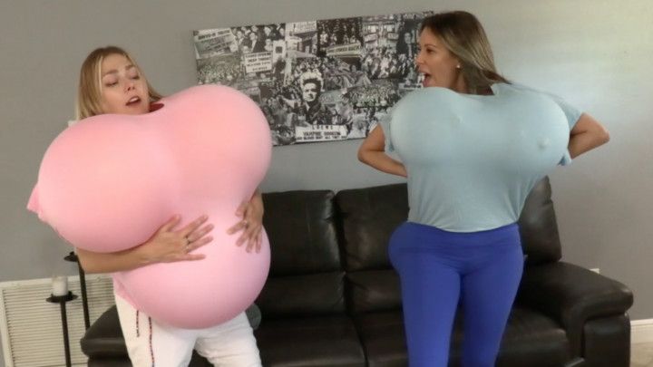 Nikki &amp; Vika - Body Inflation Gone Wrong