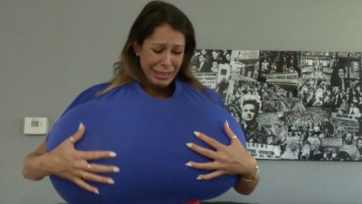 Nikki Grows Giant Tits From Magic Remote