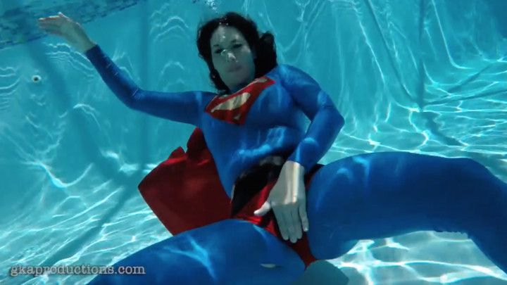 Jen Capone - Sexy Superheroine Swimming