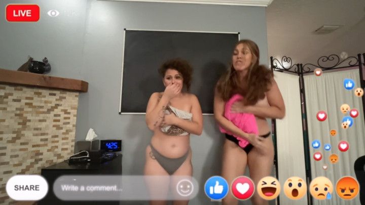 Bailey &amp; Ivy Stripped Naked &amp; Embarrassed On Live Stream