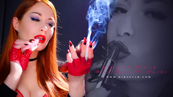 4K Lipstick Fetish With Lots Of Smoke