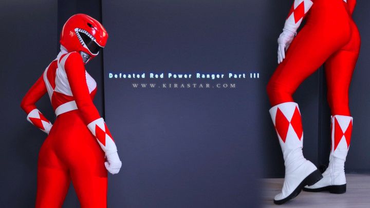 4K Defeated Red Power Ranger Part lll