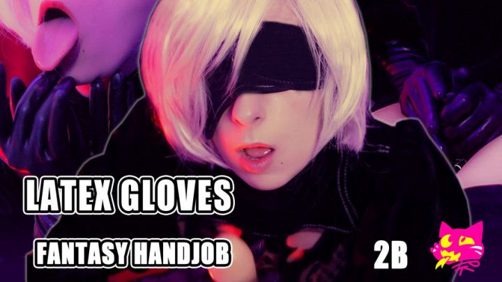 2B Latex Gloves Fantasy Handjob