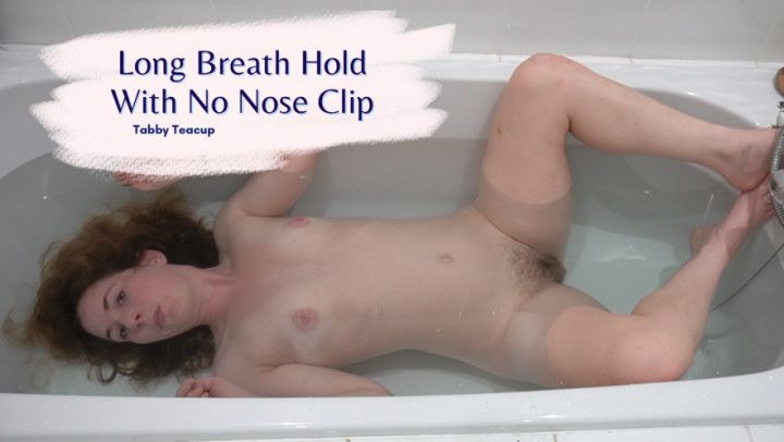 Long Breath Hold With No Nose Clip