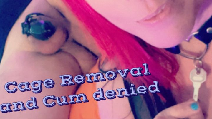 Cage Removal and Cum denied