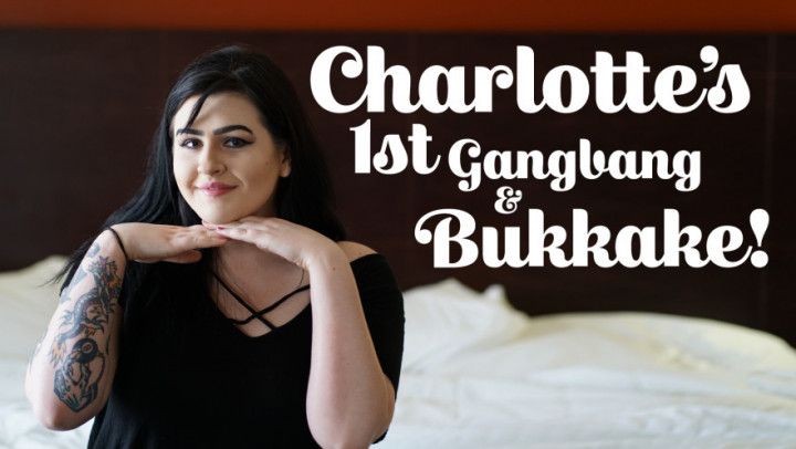 Charlotte Blue's 1st Gangbang &amp; Bukkake