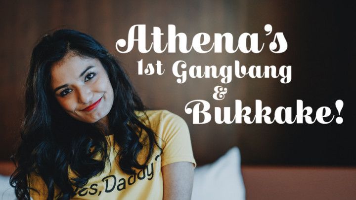 Athena's 1st Gangbang &amp; Bukkake