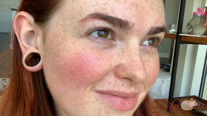 No Makeup Freckled Face Admiration