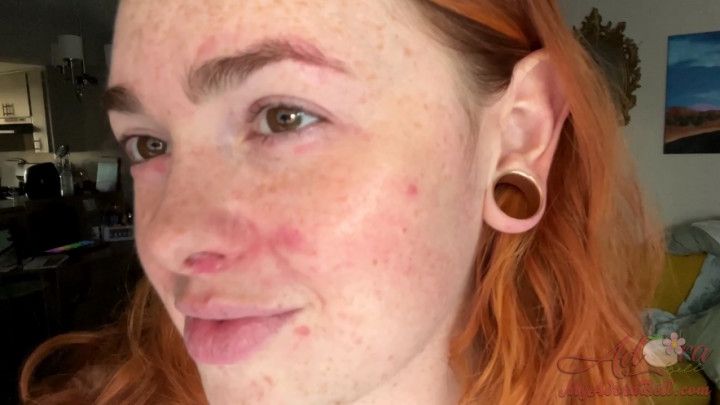 Freckled Bare Face Worship