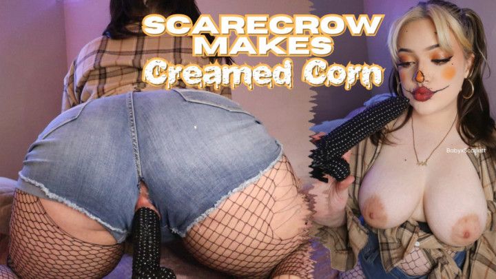 Scarecrow Cums on Corn