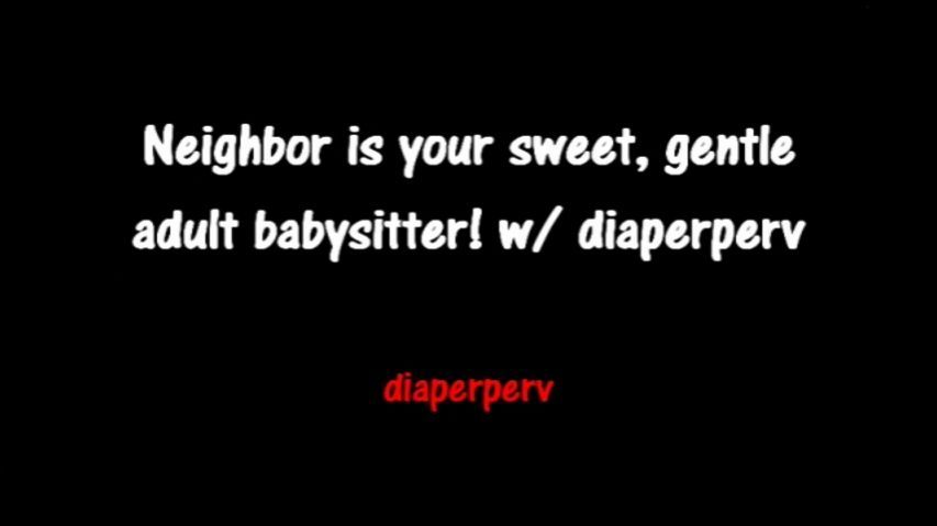 ABDL Audio sweet babysitter diapers, breastfeeding and cum