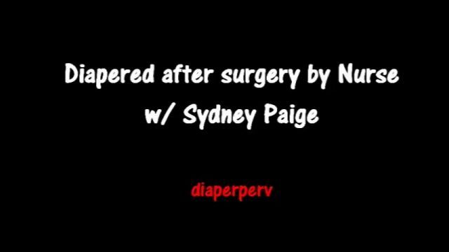 AUDIO Diapered after surgery messing and cumming