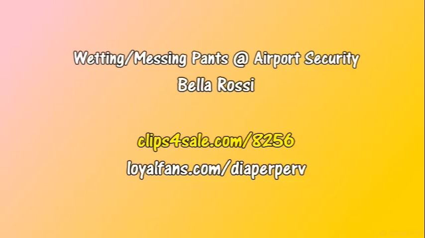 Audio Bella Wets &amp; Mess pants at airport