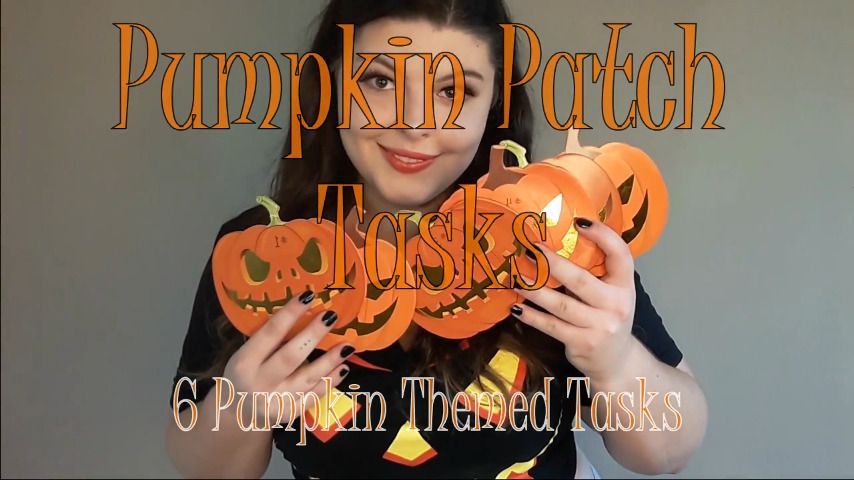 Pumpkin Patch Tasks