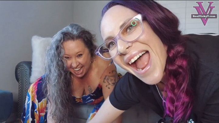 Vicky and Stacy tickling pov- HD