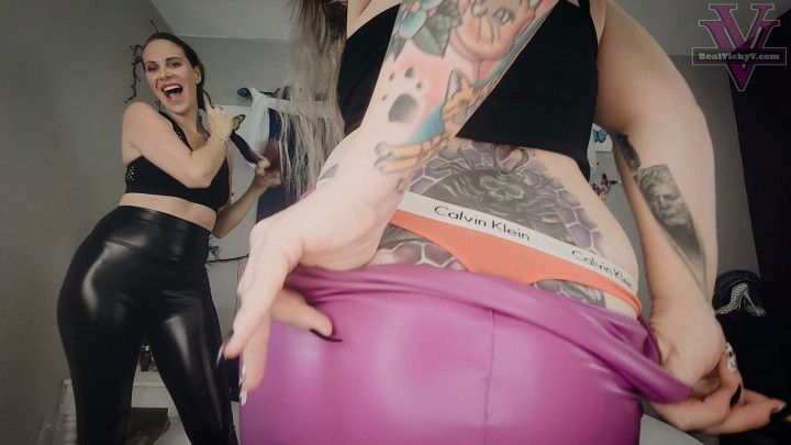 Vicky and Whitney's Sweaty Ass Sniffing Slave