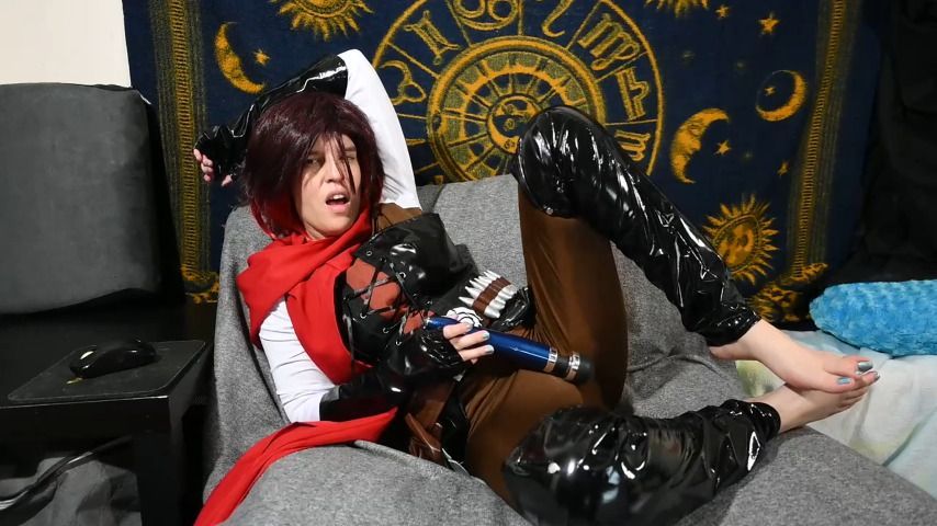 RWBY Ruby Armpit and Foot Domination