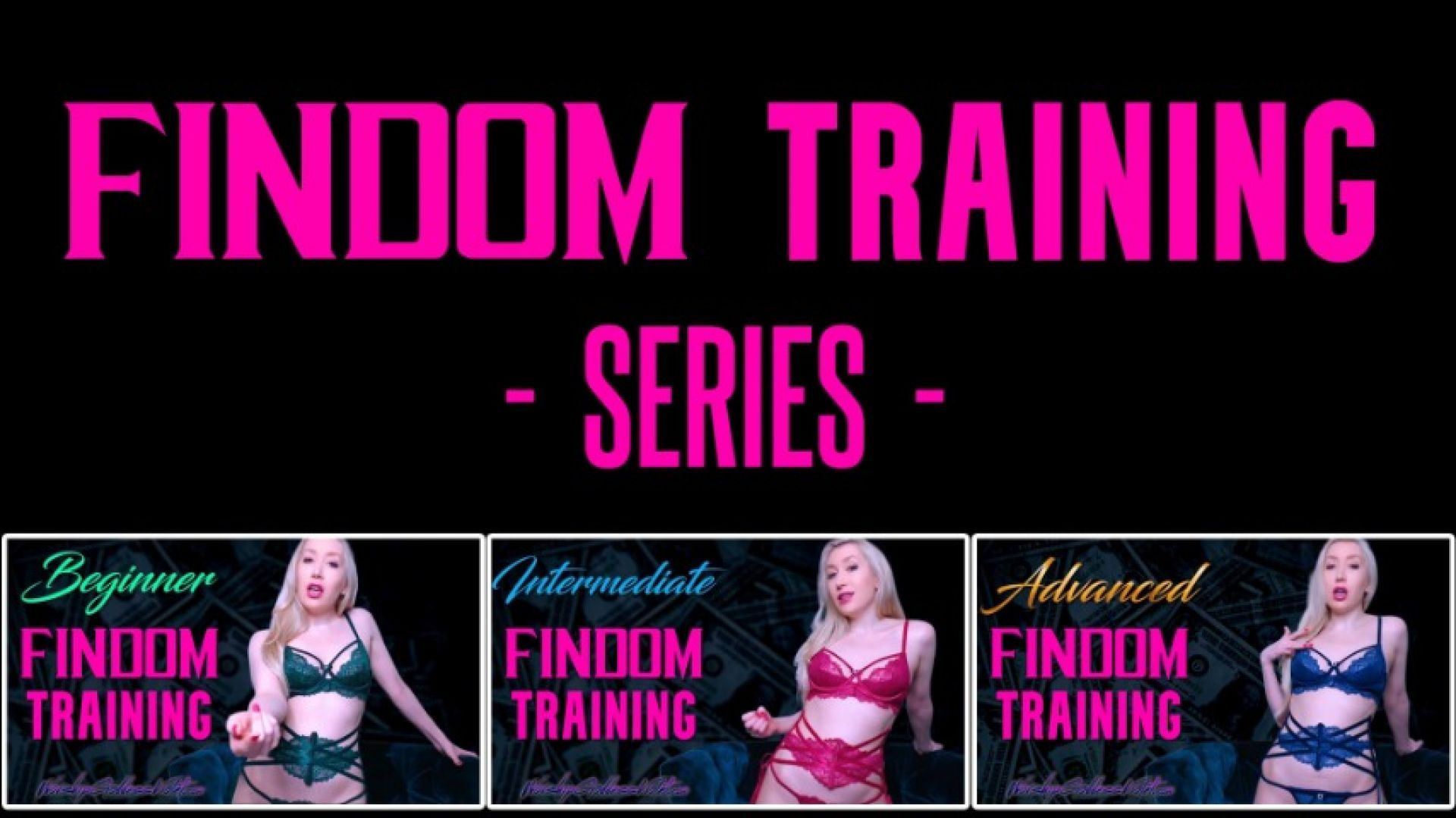 Findom Training Series