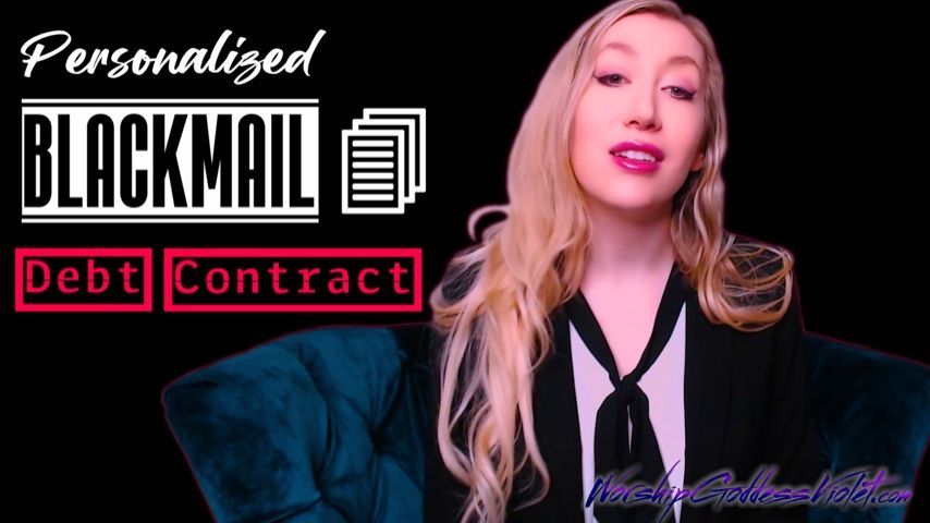 Personalized Blackmail Debt Contract